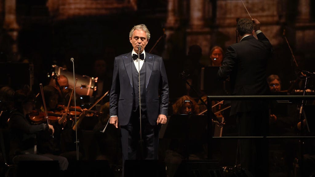 Andrea Bocelli To Livestream Concert From Empty Duomo on Easter Sunday