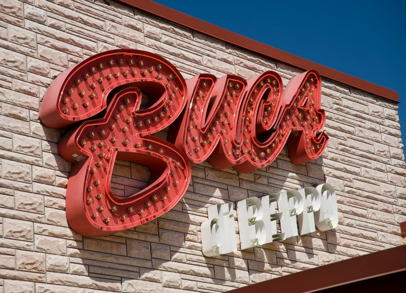 Buca di Beppo restaurant sign