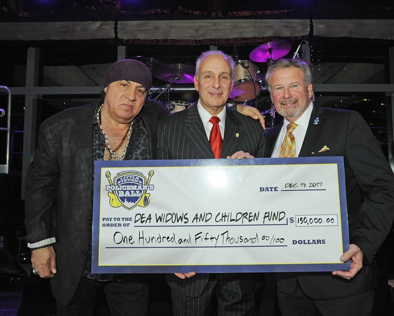 Former NYPD Detective Kevin Schroeder and Steven Van Zandt host the 3rd Annual Little Steven's Policeman's Ball at Mandarin Oriental New York on December 19, 2017 in New York City. 