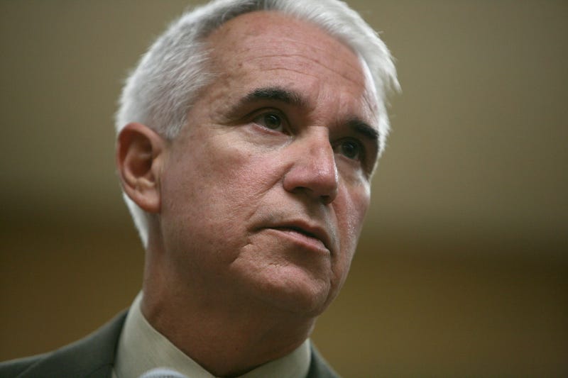 New San Francisco police Chief George Gascon looks on during his first news conference August 11, 2009 at the Hall of Justice in San Francisco, California.