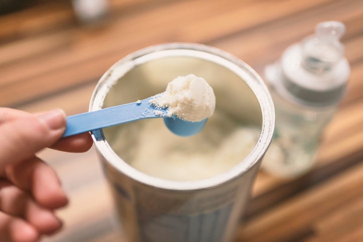 powdered baby formula