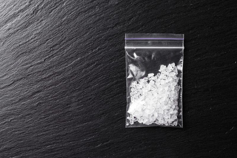 Pouch of meth. 