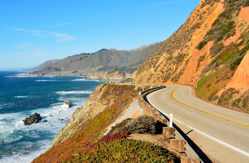 Two people were killed and one was critically injured in a head-on crash on Highway 1 Tuesday night, where both vehicles plummeted off the road and into a body of water.