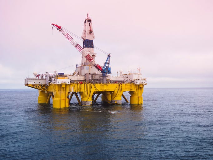 The U.S. Interior Department will auction off oil reserves in the Gulf of Mexico today.
