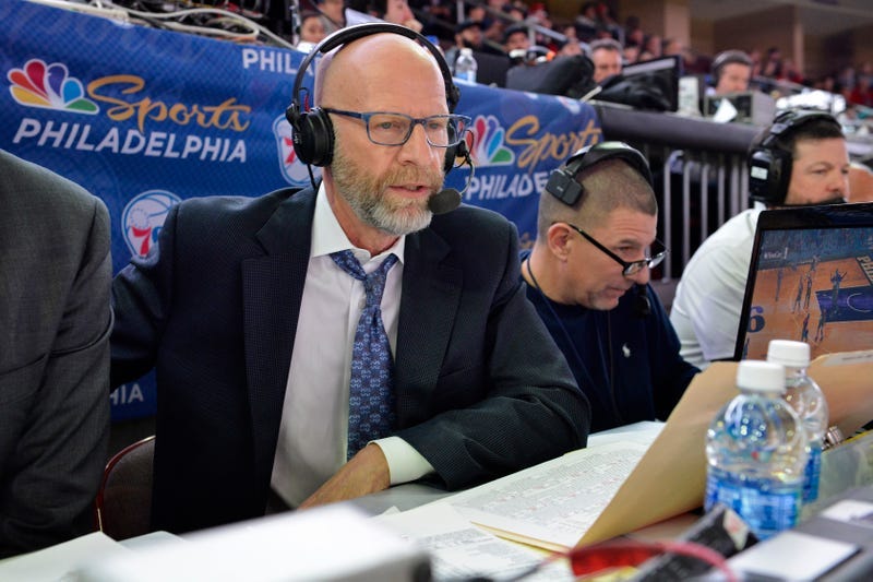 Marc Zumoff before the game between the Washington Wizards and the Philadelphia 76ers on Nov. 29, 2017, at the Wells Fargo Center in Philadelphia, Pennsylvania.