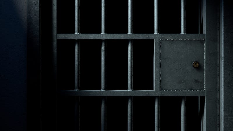 Prison cell stock photo.