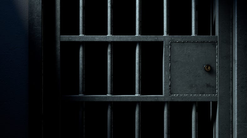 Jail cell.