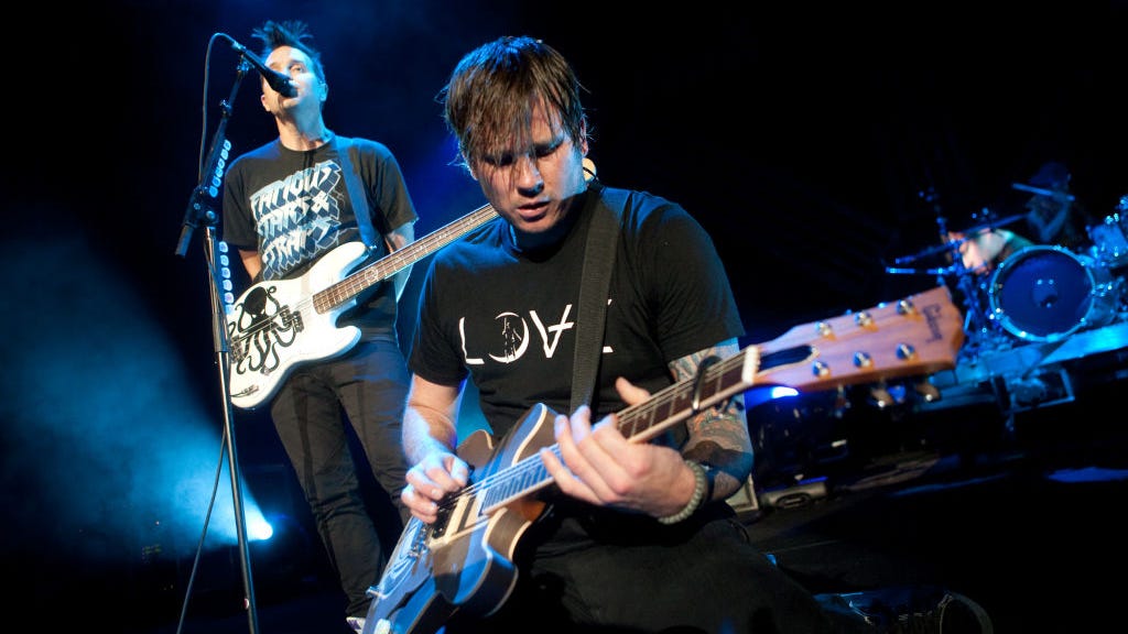 Tom DeLonge voices support for Mark Hoppus after cancer diagnosis: 'We have his back'