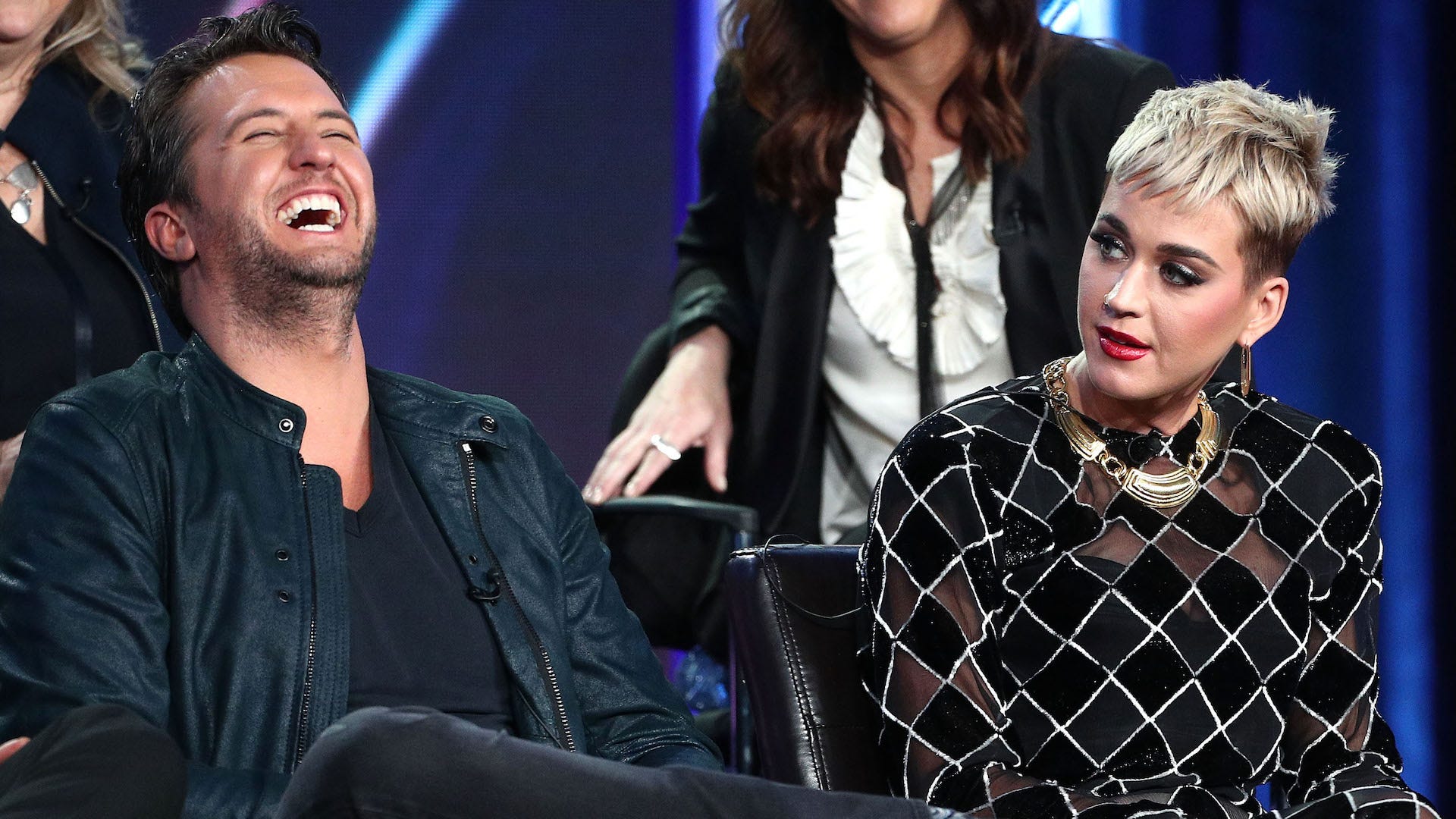 Luke Bryan admits he's 'slowly falling in love' with Katy Perry's fiancé, Orlando Bloom