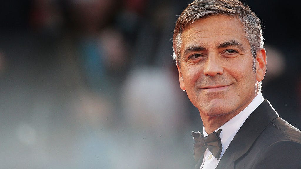 George Clooney's 3-year-old son is growing up to be a prankster just like his dad