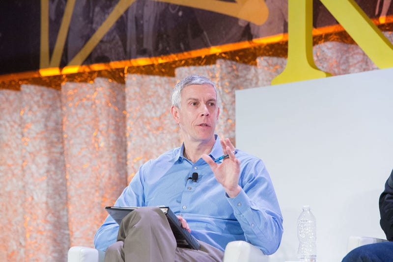 Arne Duncan, Managing Partner, Emerson Collective, Former U.S. Secretary Of Education, was among the advocates speaking at The Kennedy Forum National Summit On Mental Health Equity And Justice In Chicago at the Chicago Hilton and Tower Hotel on January 16, 2018 in Chicago, Illinois