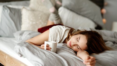 Drinking coffee then immediately taking a nap can help boost your productivity