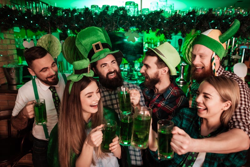 People celebrate St. Patrick's Day