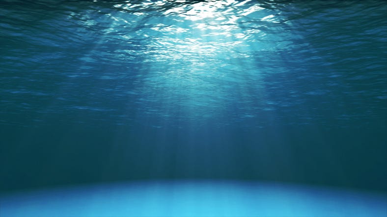 Blue water