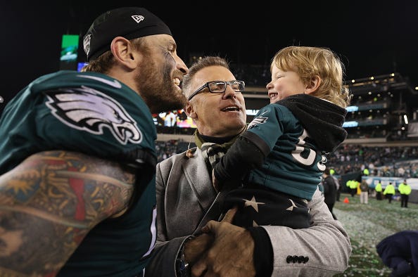 Chris and Howie Long 