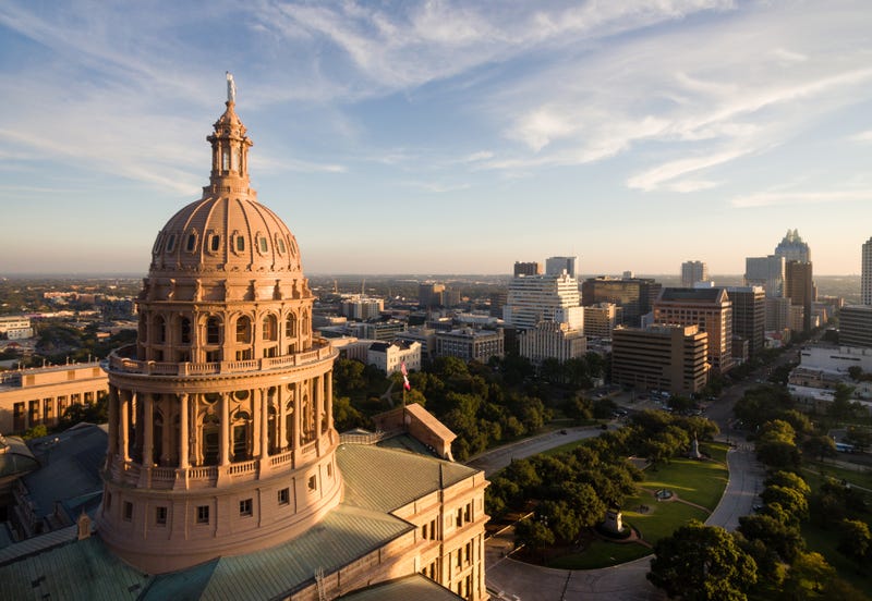 Texas Capitol in Austin, Texas.