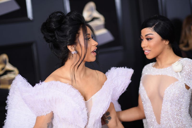 Cardi B and her sister Hennessy