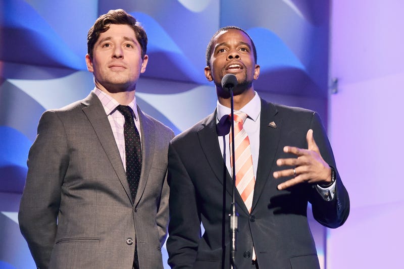 Jacob Frey and Melvin Carter