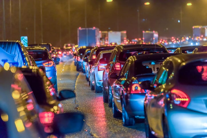 freeway backup