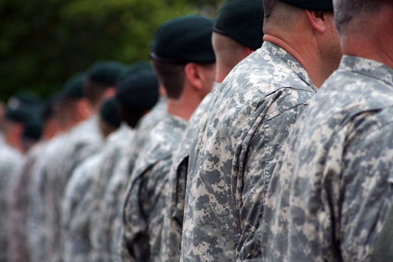Line of solders 