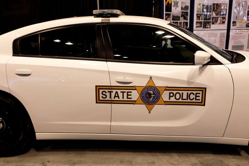 Illinois State Police vehicle is on display at the 110th Annual Chicago Auto Show at McCormick Place in Chicago, Illinois on February 8, 2018.