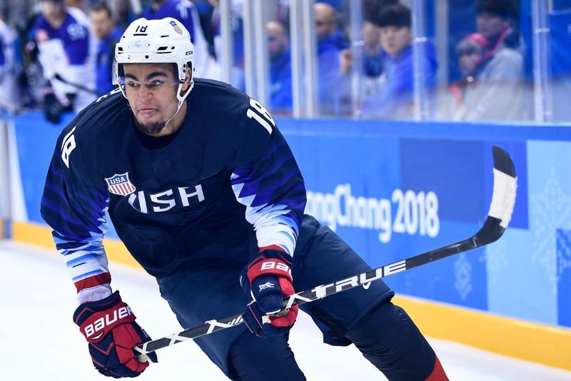 Jordan Greenway at the 2018 Olympics