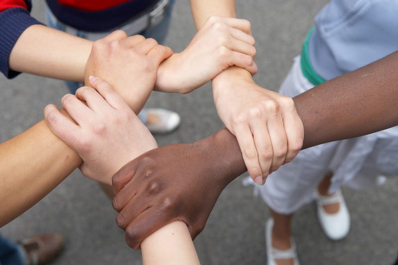 School students join hands
