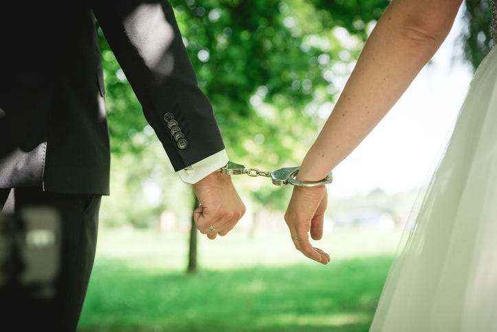 Wedding handcuffs