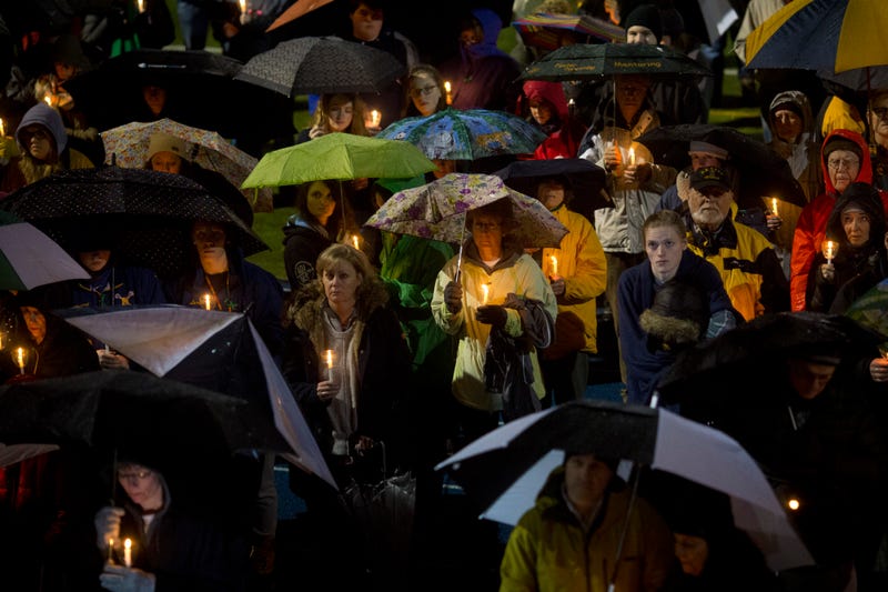 A vigil in Newtown, CT