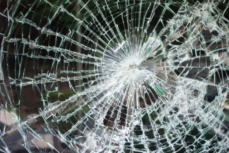 Broken window