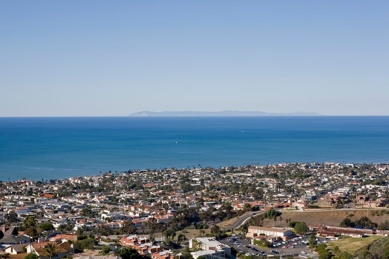 FILE - View of Catalina taken from San Clemente, Calif.
