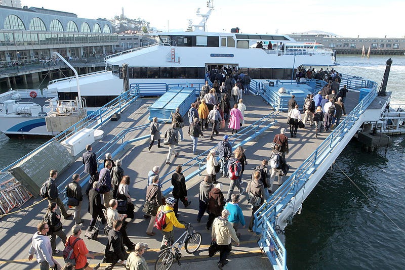 Golden Gate Ferry resumes weekend service.