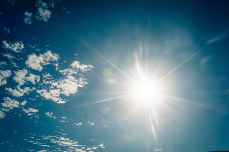 FILE: Sun in blue sky.