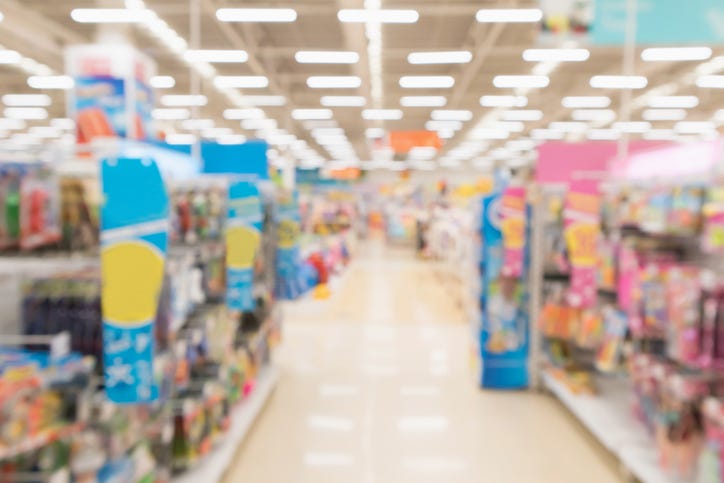 Toy aisle.