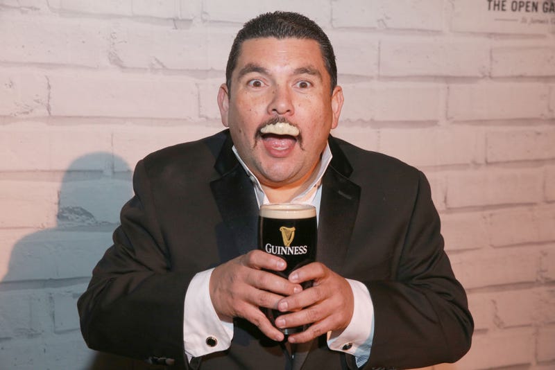 Guillermo dons his Guinness #StacheForCharity at Jimmy Kimmel's post-show after-party for Hollywood's biggest night at The Lot on March 4, 2018 in West Hollywood, California.