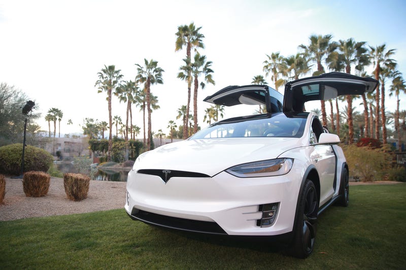 A Tesla Model X.