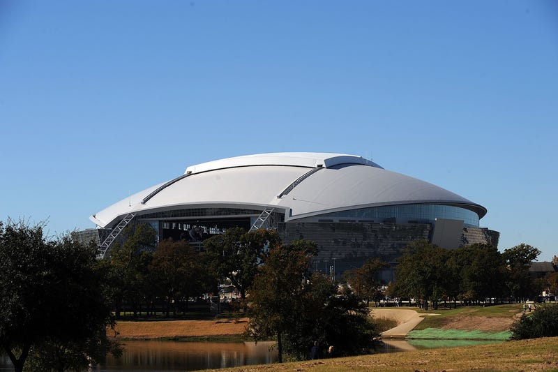 An exterior view of Cowboys Stadium on November 1, 2009, in Arlington, Texas.