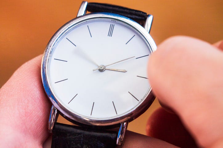 Winding A Clock