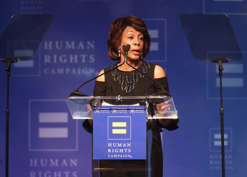 Congresswoman Maxine Waters says Donald Trump "earned" indictment