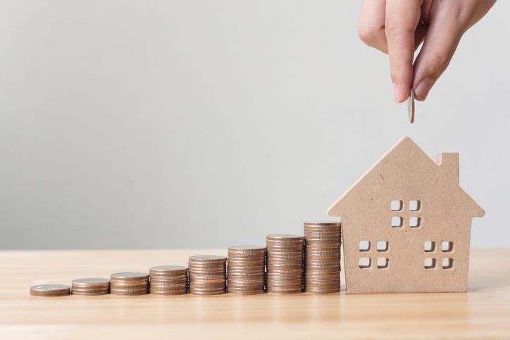 Property tax concept. 