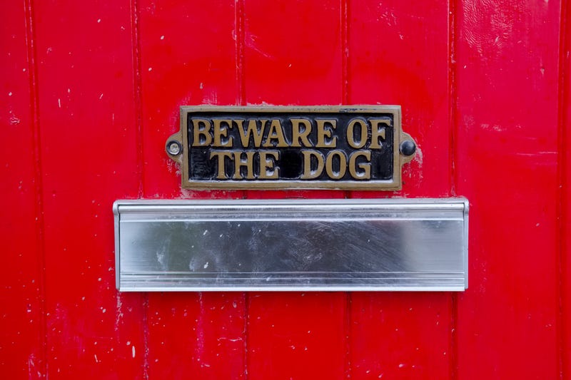 Dog sign