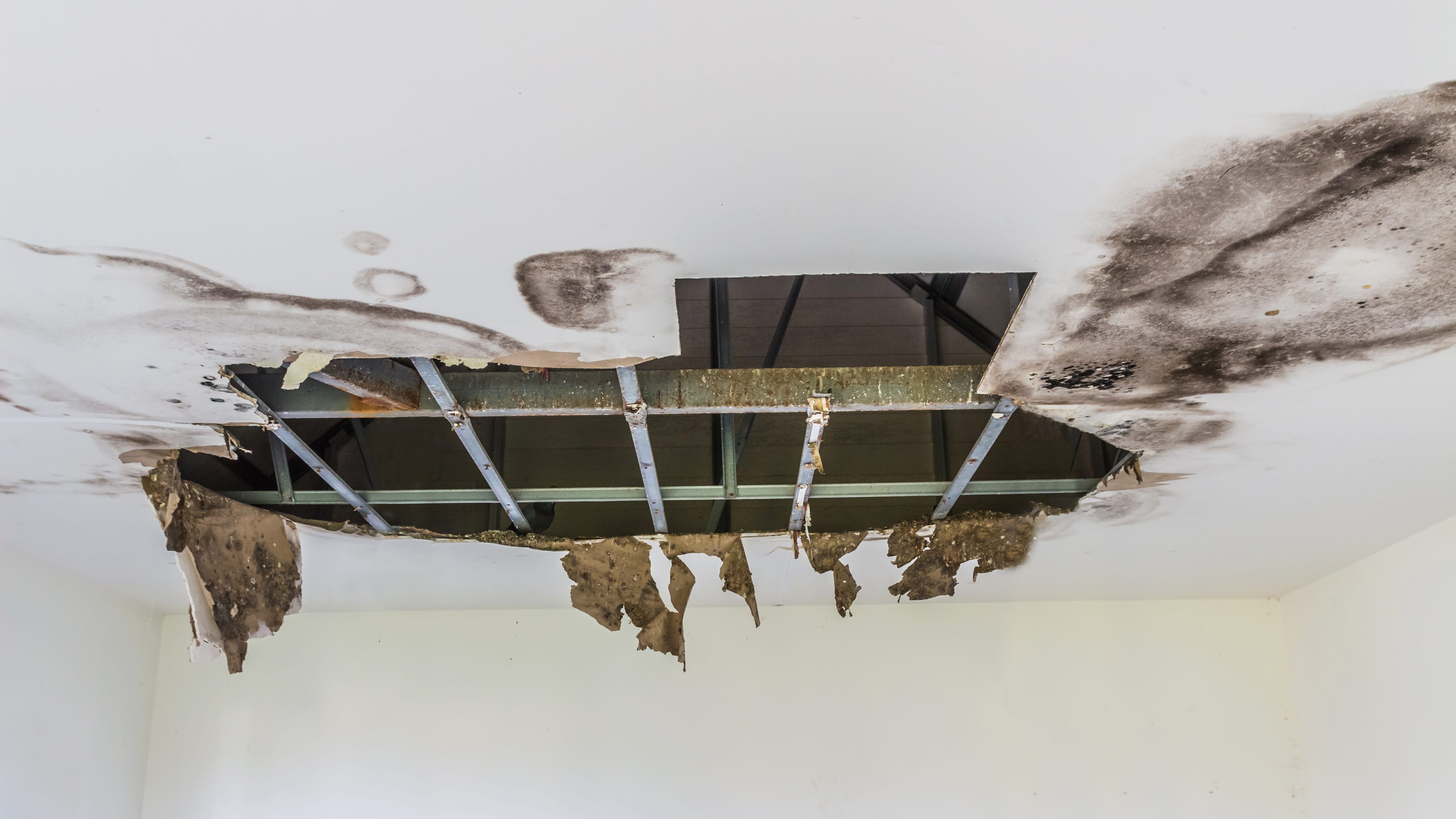 Bellwood, one of the suburbs hit hardest by Monday's storm, as roof tears off 3-story apartment building