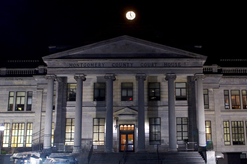 The Montgomery County Court House.