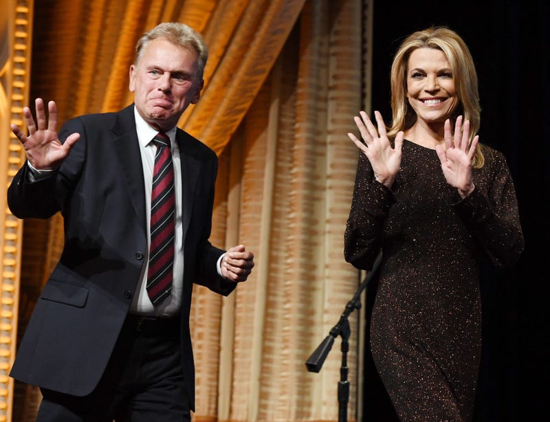 Pat Sajak and Vanna White