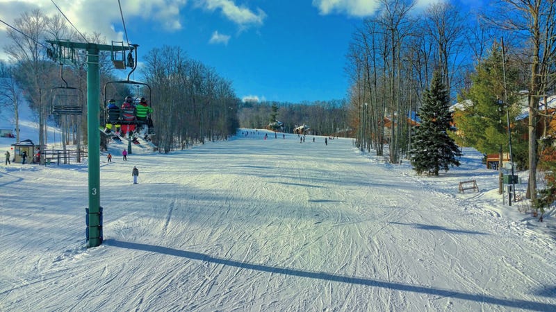 Chair lift at Boyne Mountain ski resort