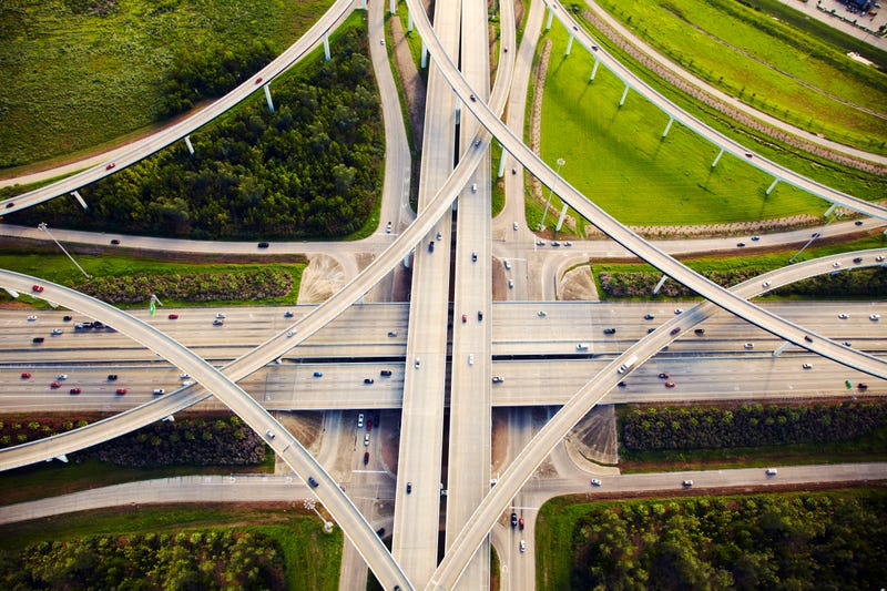 FILE: A series of Texas highway overpasses