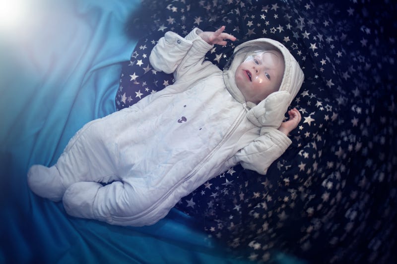 Baby in space