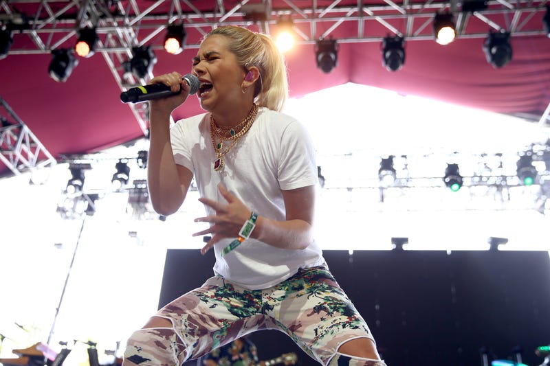 Hayley Kiyoko performs onstage during the 2018 Coachella Valley Music and Arts Festival Weekend 1 at the Empire Polo Field on April 15, 2018 in Indio, California.