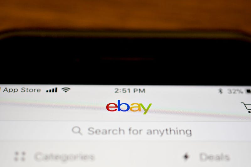 eBay on screen