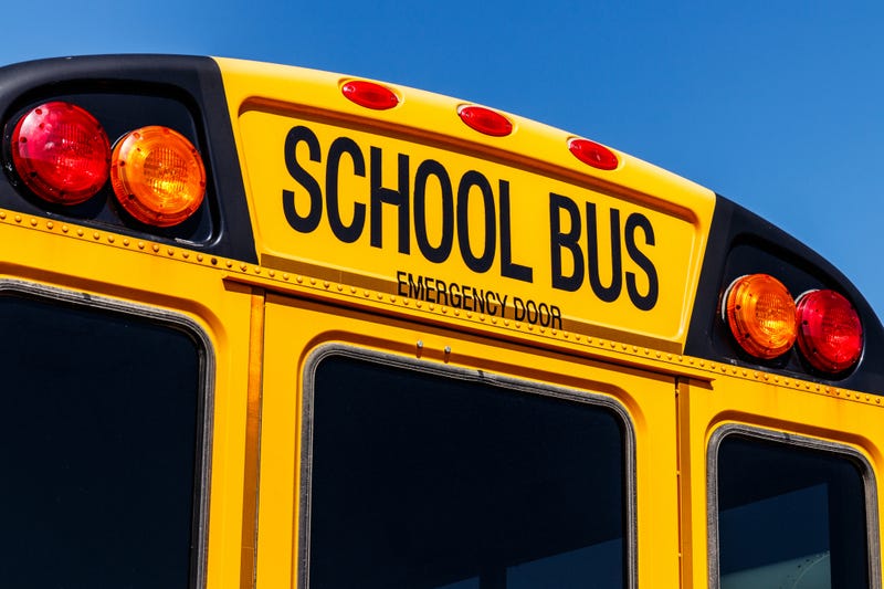 At least six people, including two children, were hospitalized after a school bus crash on Long Island on Tuesday afternoon.